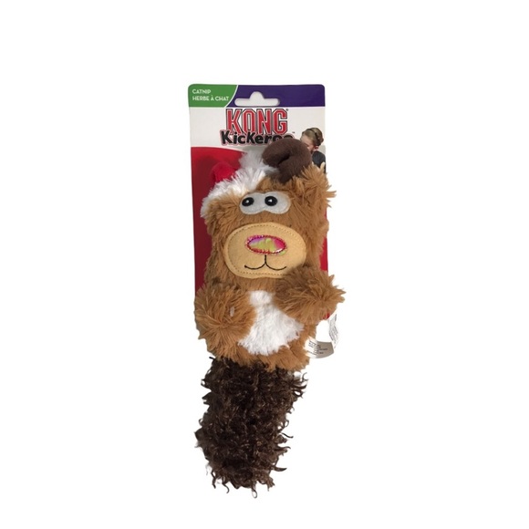 NWT KONG Holiday Kickeroo Reindeer Cat Toy - Picture 8 of 9